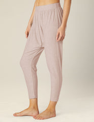 beige drop crotch pant