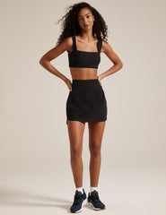 black sport bra top