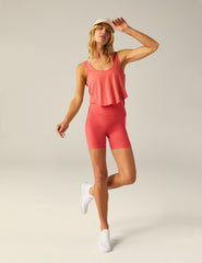 pink crop tank