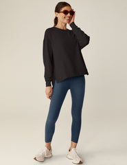 black long sleeve pullover.