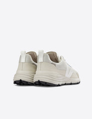 white VEJA sneakers for outdoor activities.