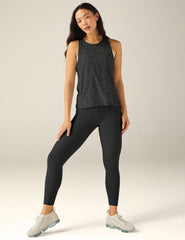 black wide strap tank top.