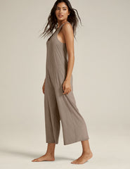brown jumpsuit