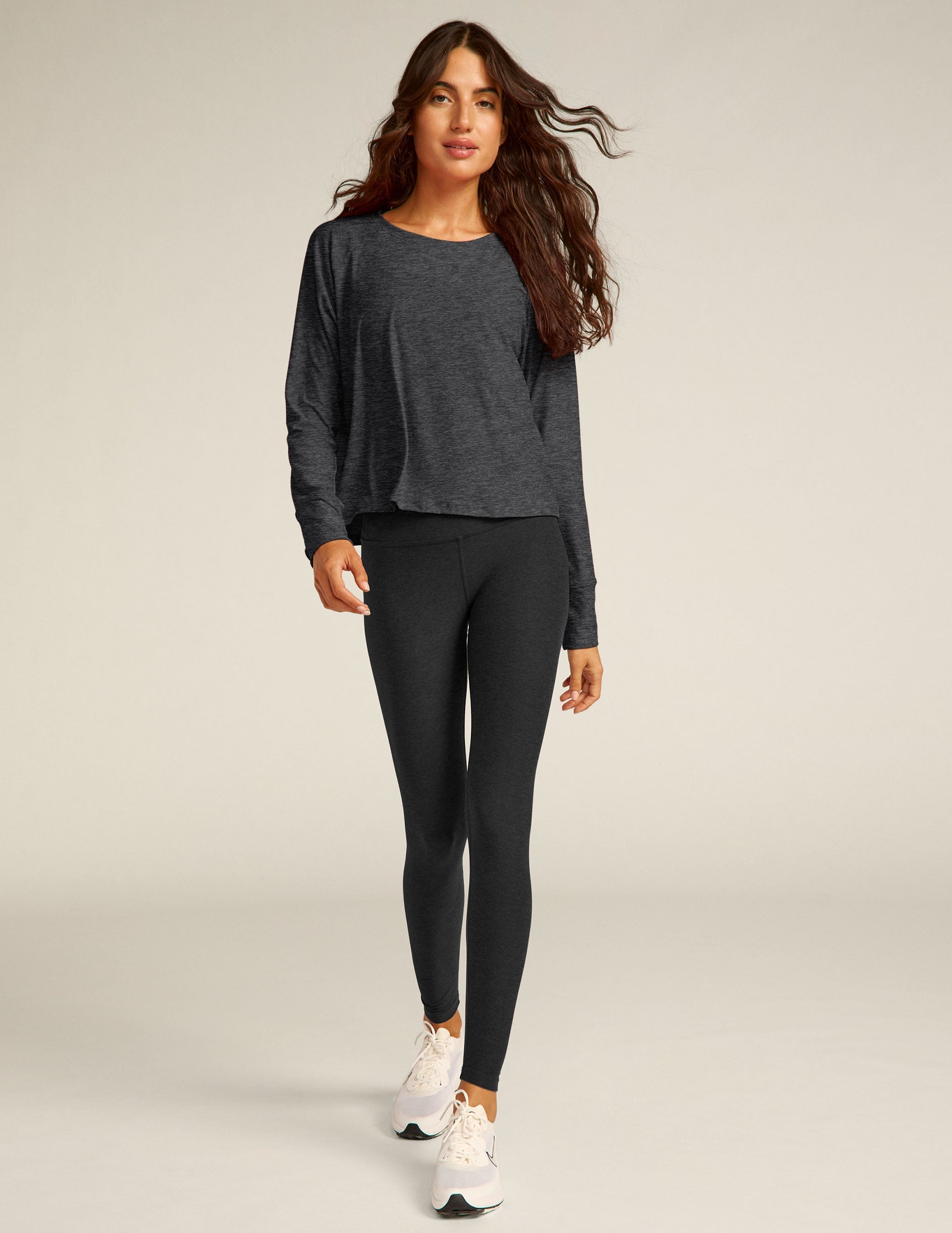 black long sleeve pullover.