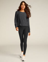 black long sleeve pullover.