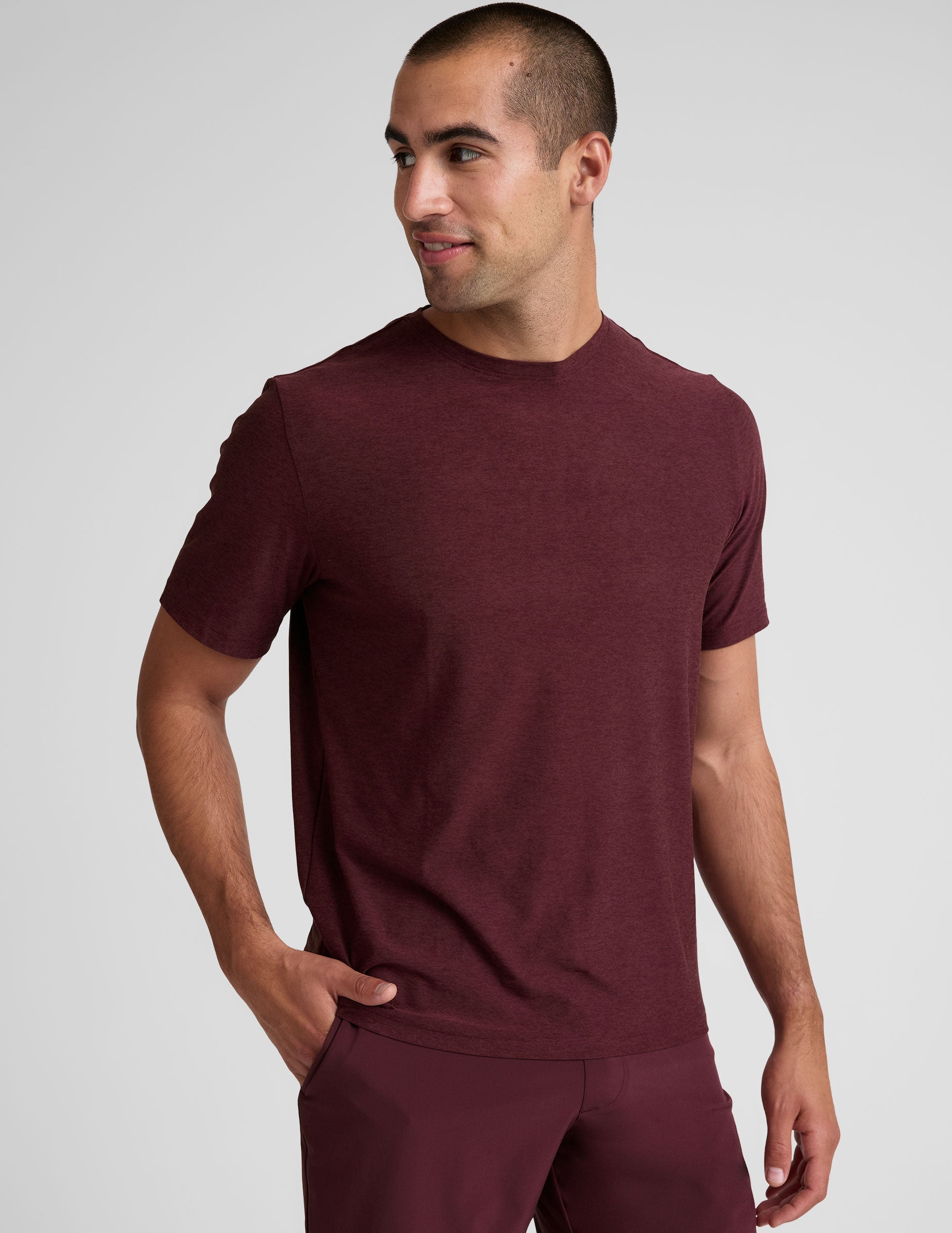 red short sleeve men's t-shirt.