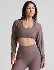 brown shrug