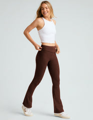 brown foldover pant