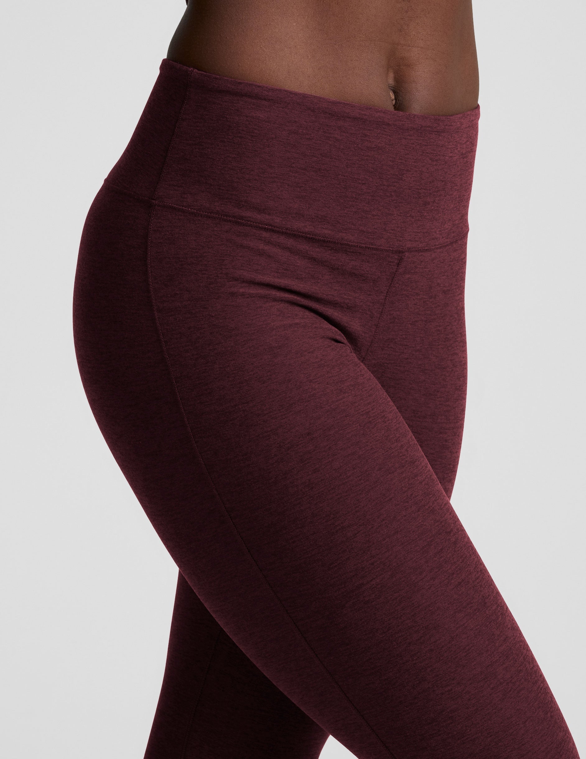 red mid-rise bootcut pant.