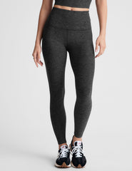 black-charcoal high-waisted midi leggings.