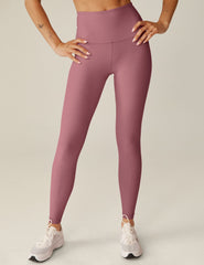 purple high-waisted midi spacedye leggings.