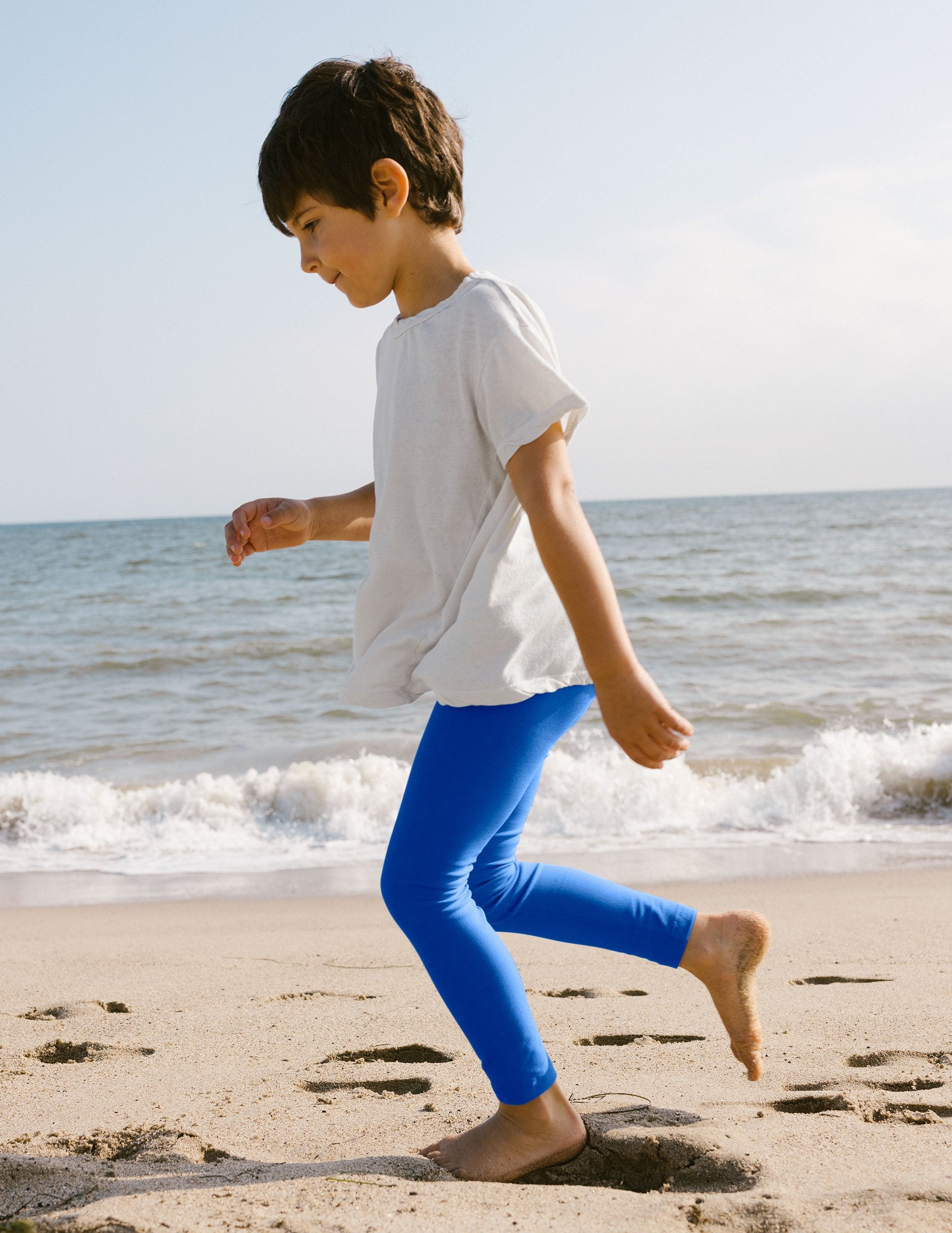 blue toddler leggings