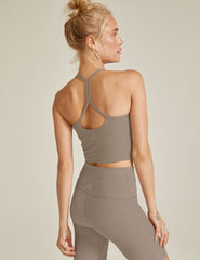 brown crop top