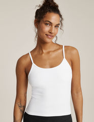 white tank top