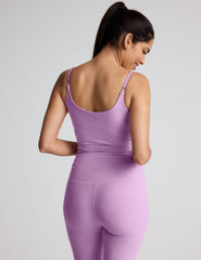 purple crop tank