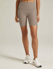 brown biker shorts