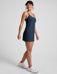 blue mini dress