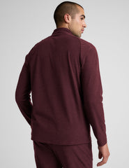 red men's quarter zip pullover.