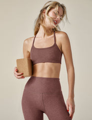 red slim racerback bra top.