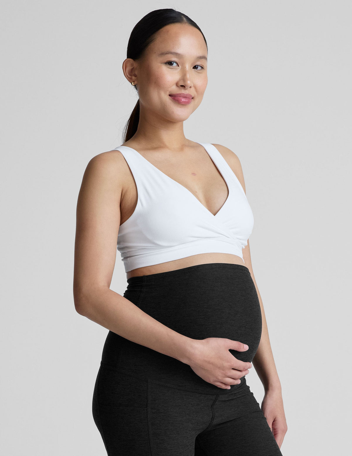 white nursing bra.