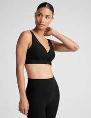 black nursing bra.