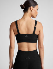 black nursing bra.