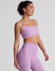 purple sports bra